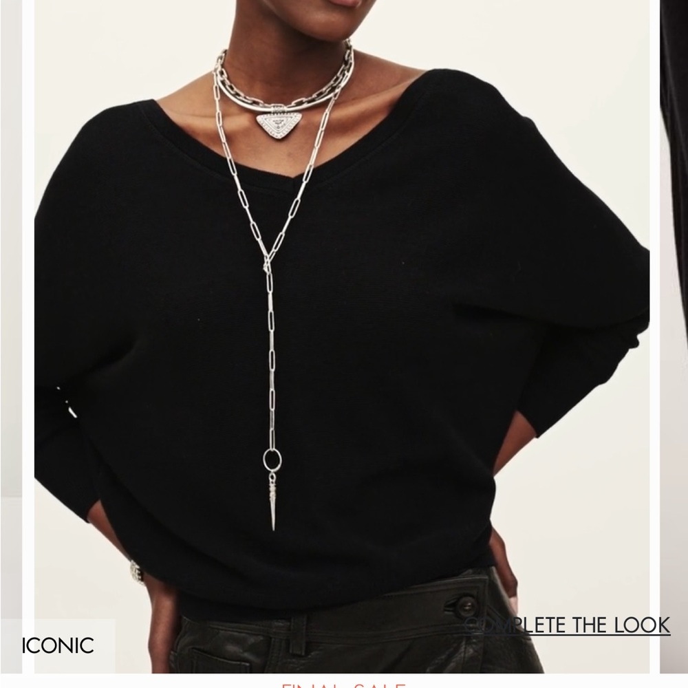 Bash Black Elsy Sweater NWT